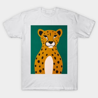 The Stare: Golden Cheetah Edition | African Cheetah | Tropical Pop Art T-Shirt